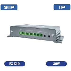 GETAWAY DE MEGAFONIA IP SIP CON AMPLIFICADOR 2X10W