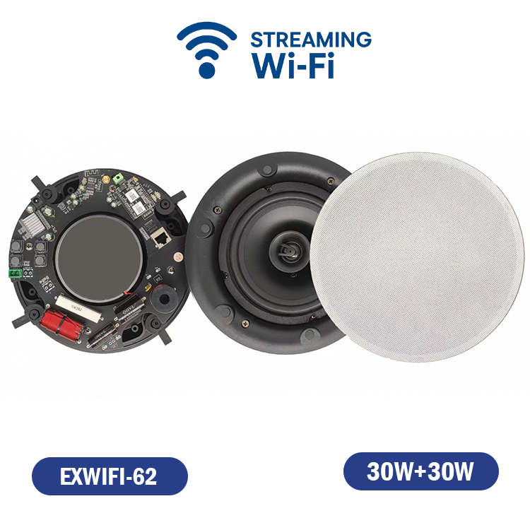 PARLANTE WIFI DE CIELO 6,5", ACTIVO 30W+ PASIVO 30W ,