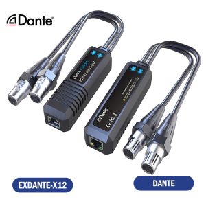 DONGLE ANALOGO A DANTE CON 2 ENTRADAS XLR HEMBRA
