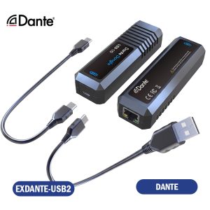 DANTE-USB Dante Dongle USB I /O, ADMITE 2X2 CANALES DE AUDIO BIDIRECCIONAL
